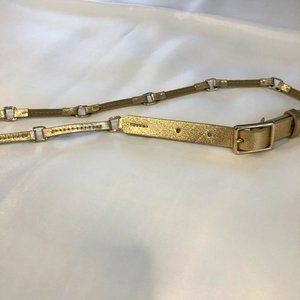 Talbots "jointed" gold belt. XS
